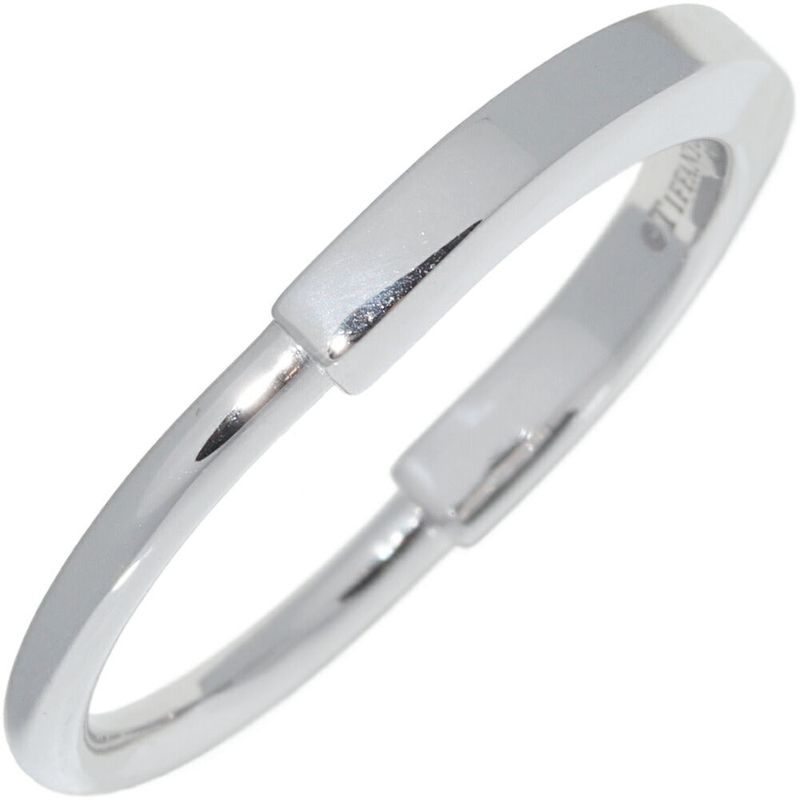 Tiffany  Co K18wg Rock Ring